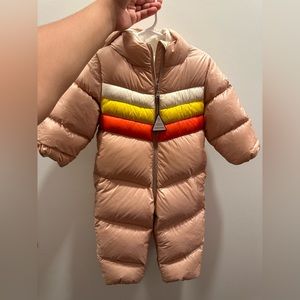 Moncler Enfant full body padded coat